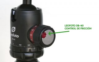 Control de fricción rótula Leofoto DB-40