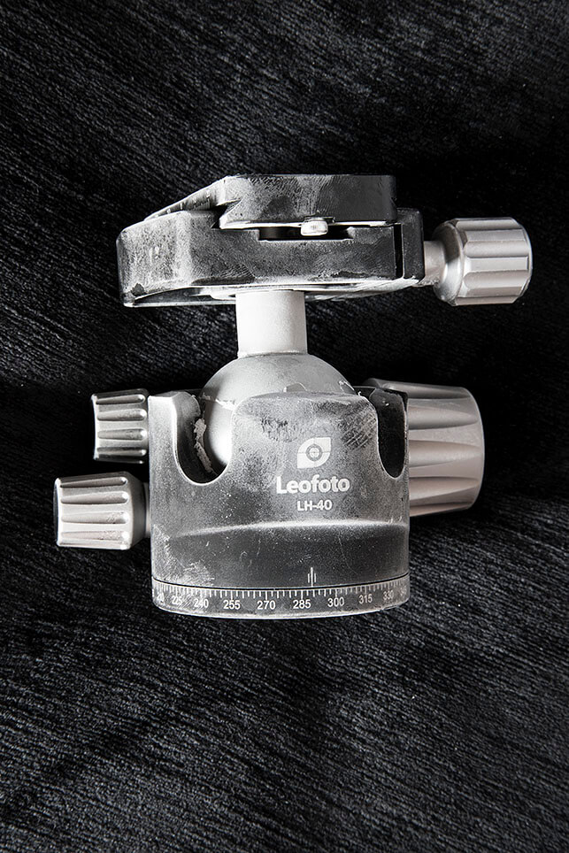 Prueba de hielo de la rótula de bola Leofoto LH-40