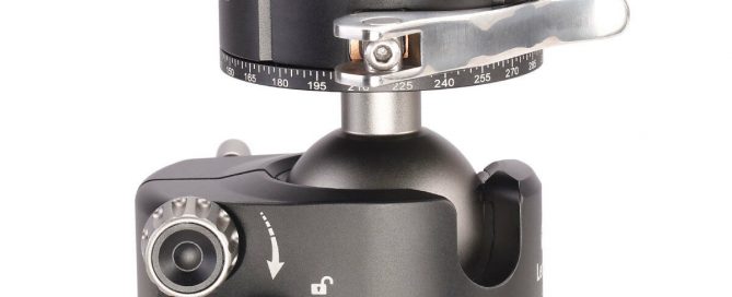 Leofoto LH-40PCL con rotador y palanca de bloqueo