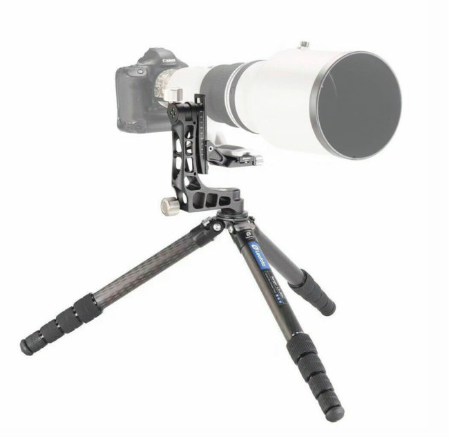 Leofoto LS-365C+PG-1 con rótula gimbal para teleobjetivos