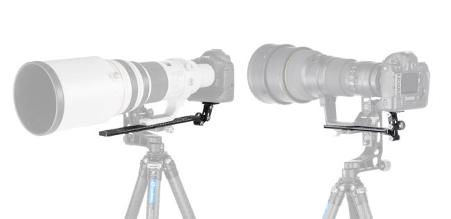 Leofoto VR-250 regleta para soporte de cámara y objetivos