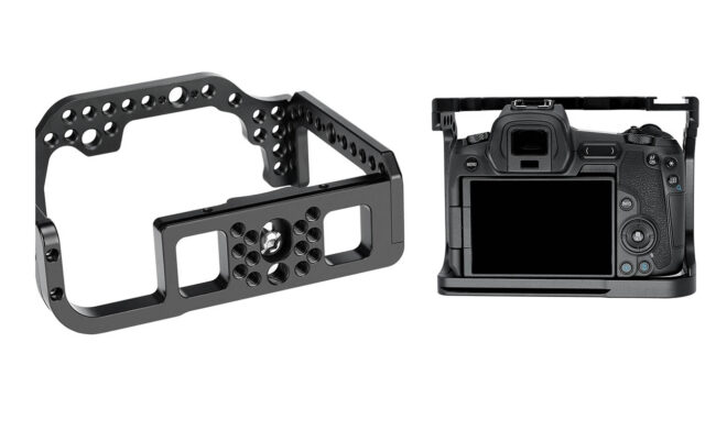 Camera Cage Leofoto EOS-R en aluminio y maquinaria CNC