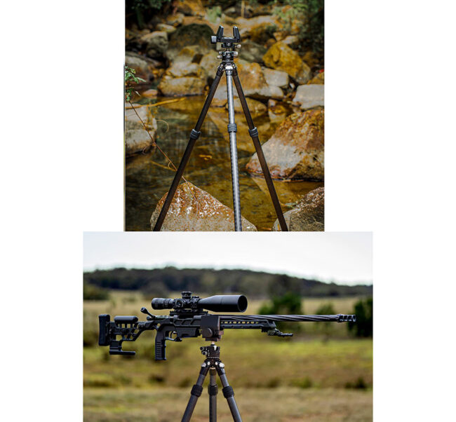 trípode Leofoto SO-282C para rifles y tiro de precisión