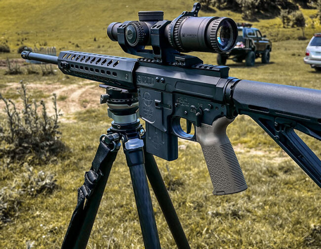 Plato rápido Leofoto GSD-80 para rifle