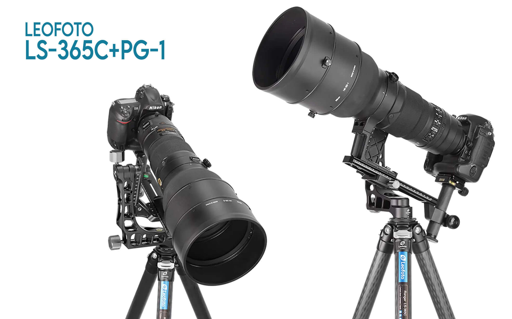 Kit Leofoto LS-365C con rótula gimbal PG-1 para fotografía de aves