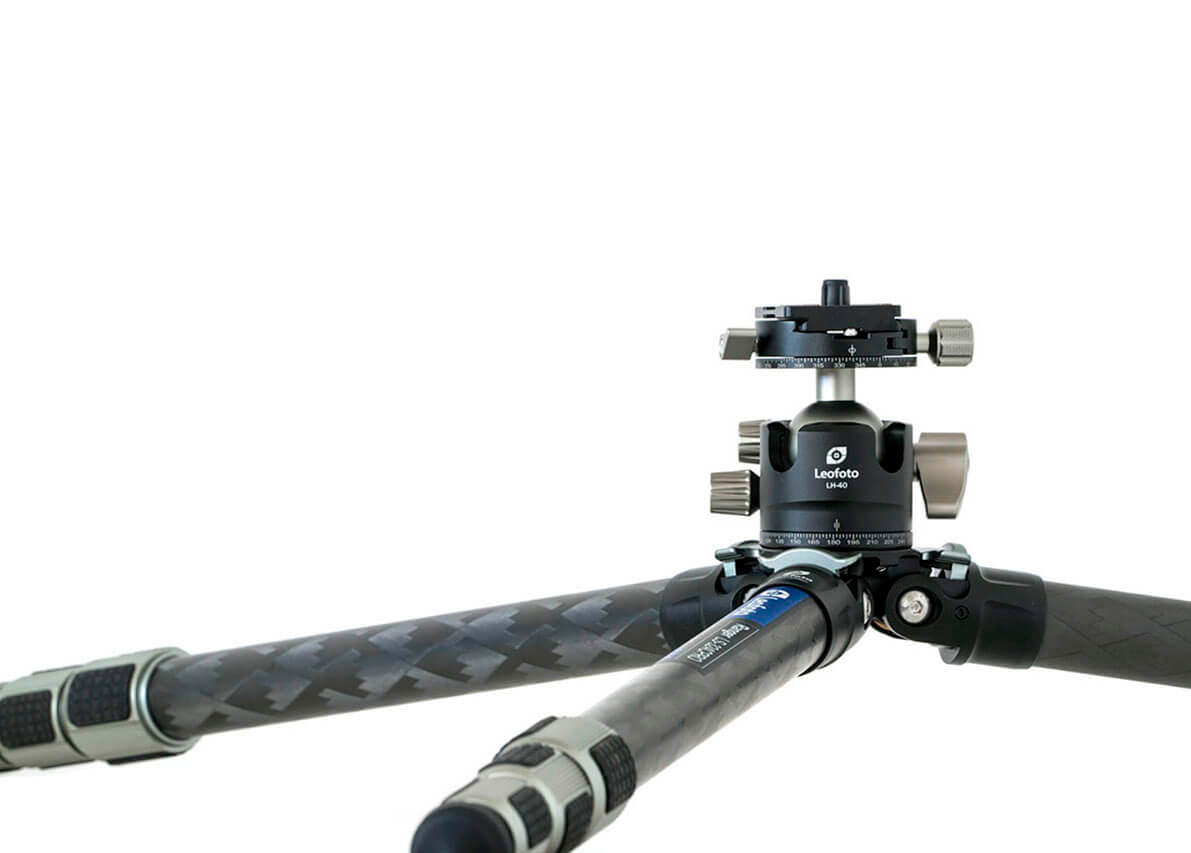 Leofoto LS-324C Pro con rótula LH-40R para fotografía profesional