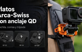 Platos Arca Swiss Leofoto con anclaje QD