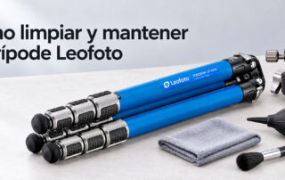 Cómo limpiar y mantener un trípode Leofoto